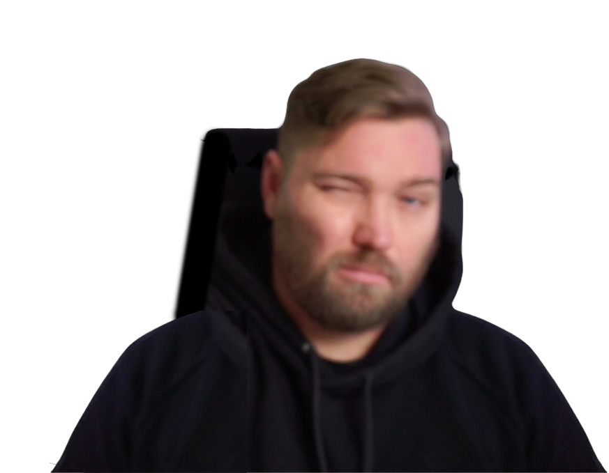 Andreas' head and shoulders, slightly out of focus.